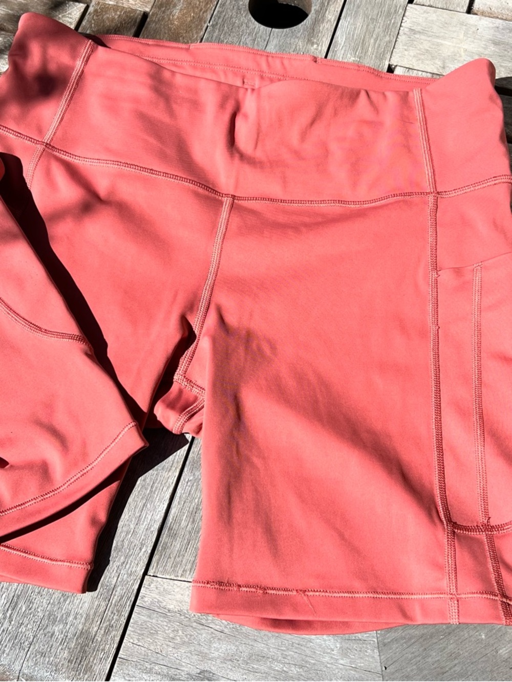Athleta Salmon Activewear Shorts